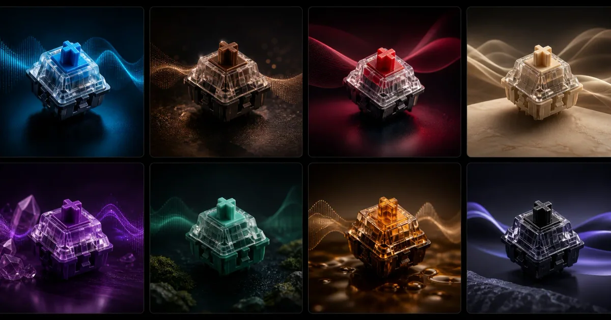 Klakk mechanical keyboard sound pack library with different switch sounds